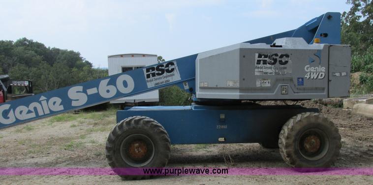 image for item I8951 1997 Genie S60 boom lift