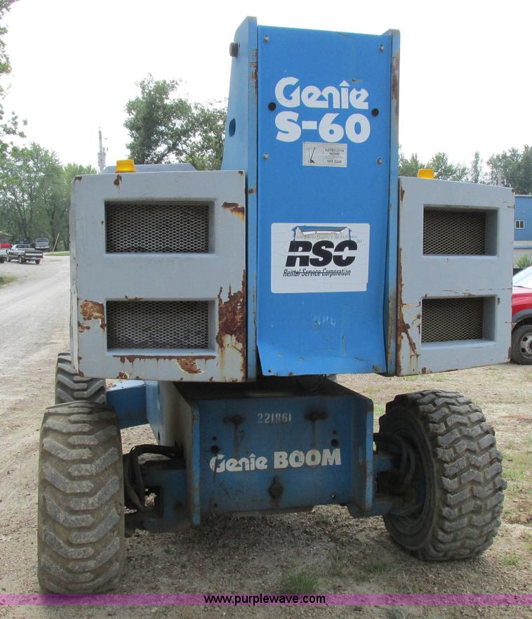 image for item I8951 1997 Genie S60 boom lift