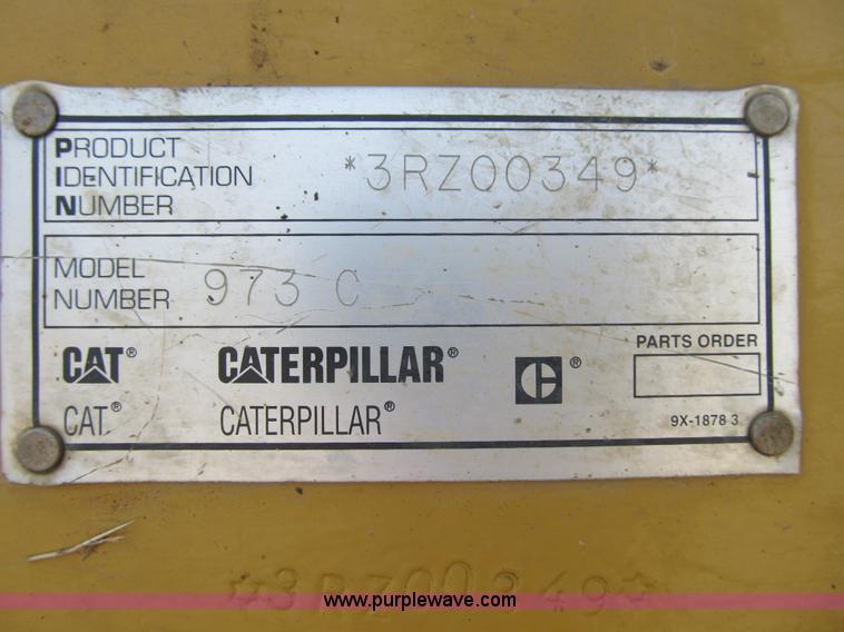 image for item Z9125 2001 Caterpillar 973C track loader