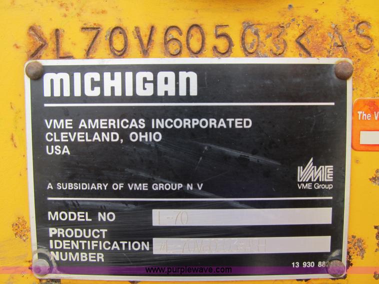 image for item Z9129 1989 Volvo Michigan L70 articulated wheel loader