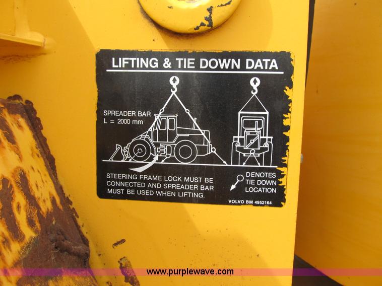 image for item Z9129 1989 Volvo Michigan L70 articulated wheel loader