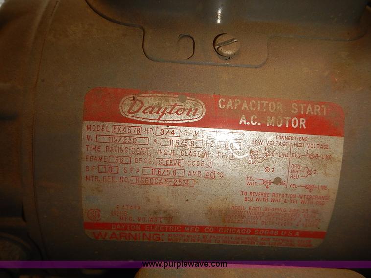 image for item BD9902 1978 Manchester air compressor