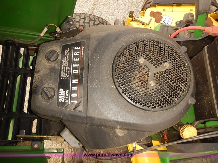 image for item BD9907 John Deere GT245 riding lawn mower