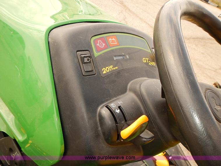 image for item BD9907 John Deere GT245 riding lawn mower