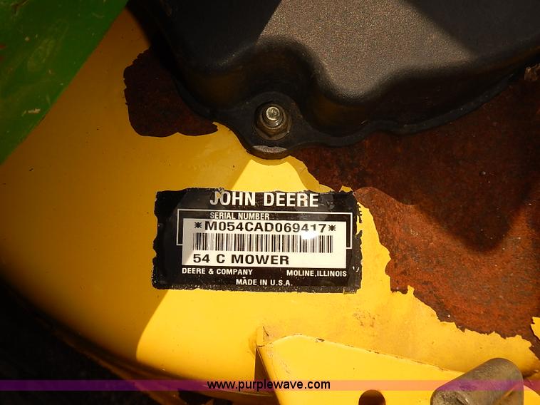 image for item BD9907 John Deere GT245 riding lawn mower