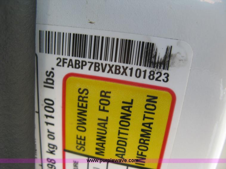 image for item E7918 2011 Ford Crown Victoria Police Interceptor