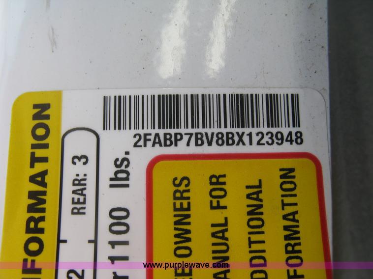 image for item E7921 2011 Ford Crown Victoria Police Interceptor