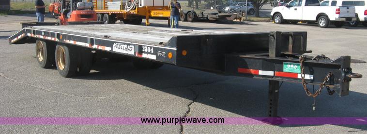 image for item E7943 2000 Felling FT32 equipment trailer