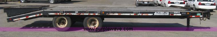 image for item E7943 2000 Felling FT32 equipment trailer