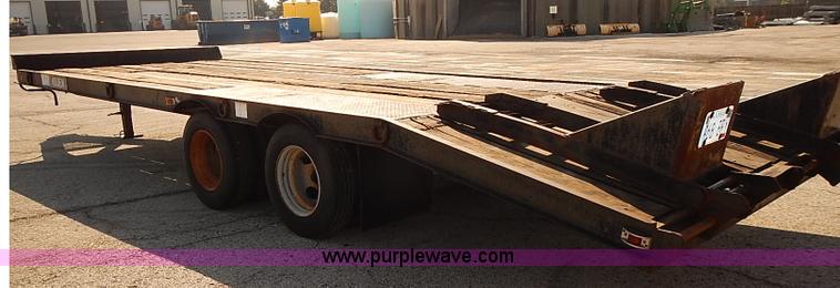 image for item J3120 1991 Holden flatbed trailer