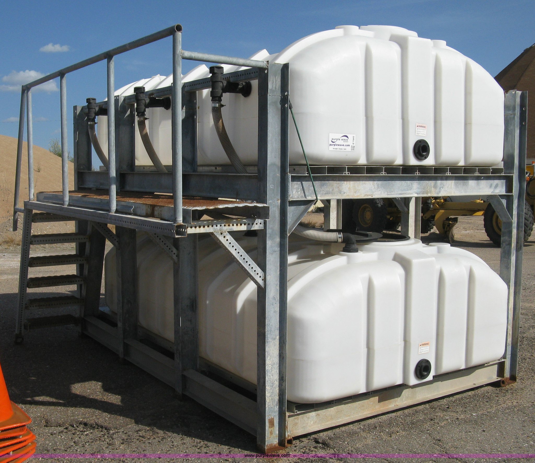 Brine tank filling station in Wichita, KS Item E7945 sold Purple Wave