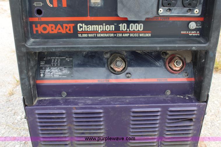image for item AV9458 Hobart Champion 10,000 portable welder