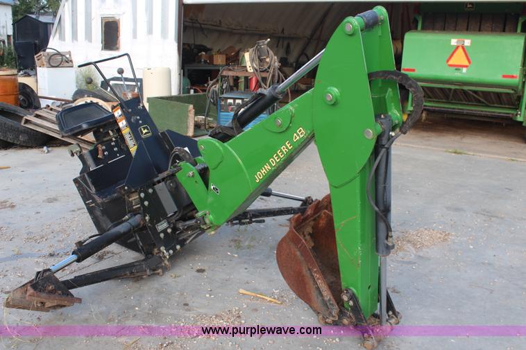 John Deere Backhoe Attachment >> John Deere 48 Backhoe Attachment Item Av9462 Sold Octob John Deere Backhoe Attachment >> John Deere 48 Backhoe Attachment Item Av9462 Sold Octob