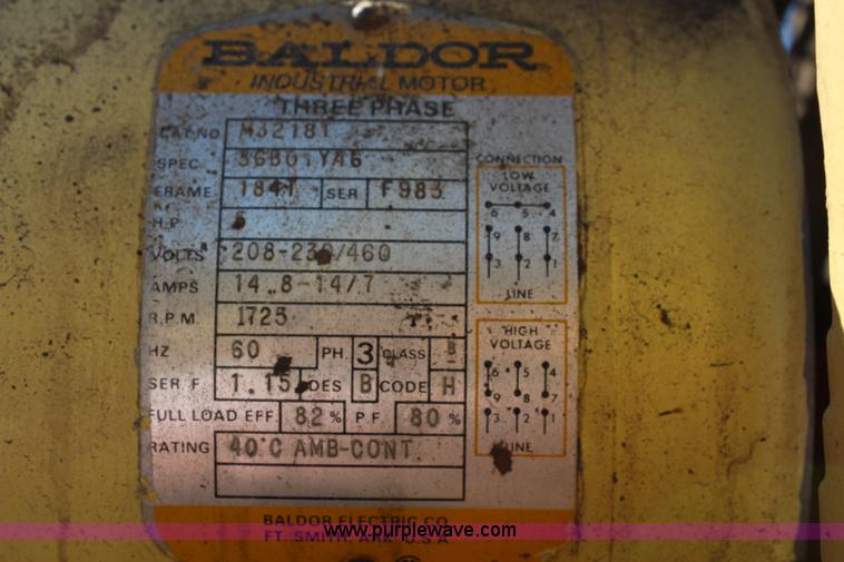 image for item AV9473 Ingersoll Rand air compressor