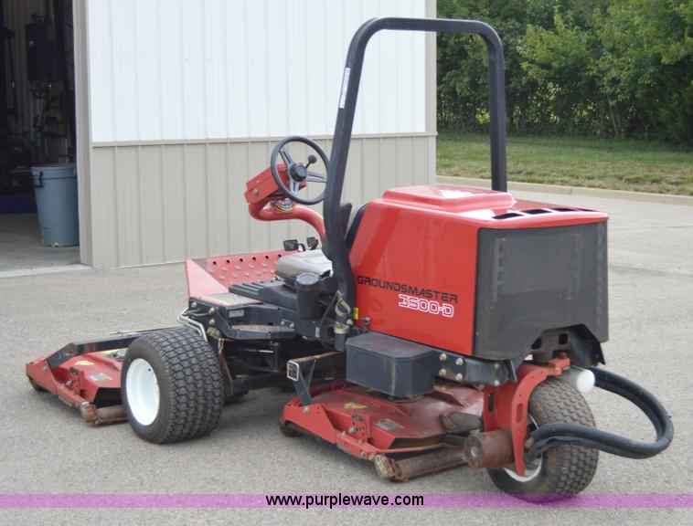 image for item AW9169 Toro 3500D Sidewinder Groundmaster lawn mower