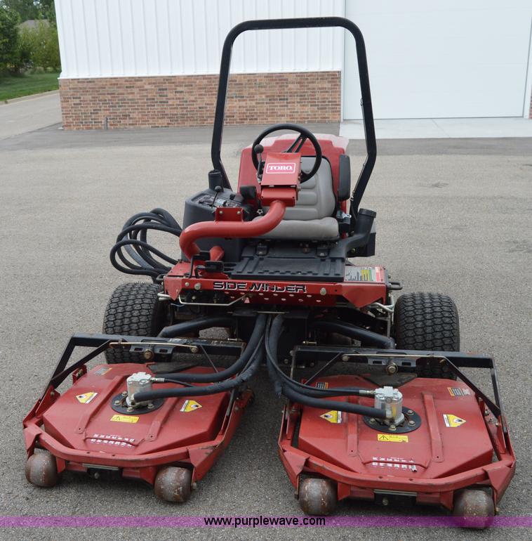 image for item AW9169 Toro 3500D Sidewinder Groundmaster lawn mower