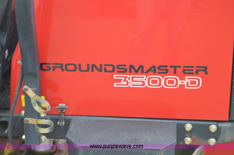 image for item AW9169 Toro 3500D Sidewinder Groundmaster lawn mower