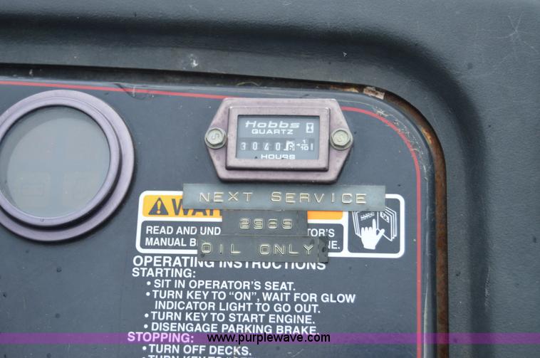 image for item AW9169 Toro 3500D Sidewinder Groundmaster lawn mower