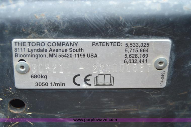 image for item AW9169 Toro 3500D Sidewinder Groundmaster lawn mower