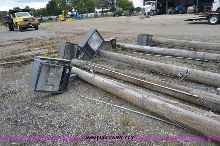 image for item AW9171 (6) telephone poles with lights