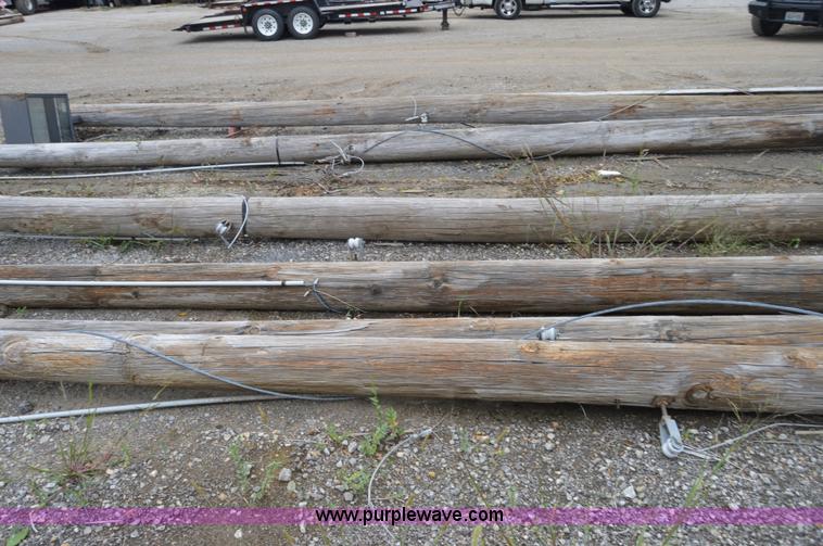 image for item AW9171 (6) telephone poles with lights