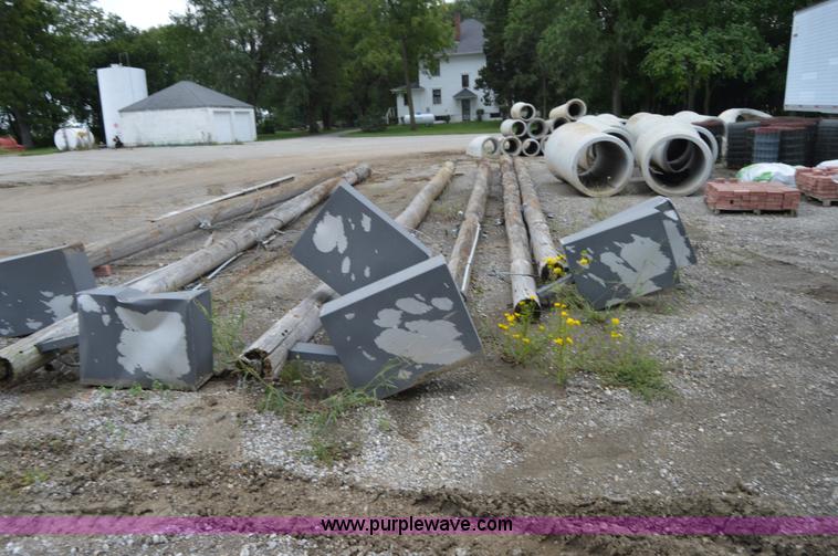 image for item AW9171 (6) telephone poles with lights