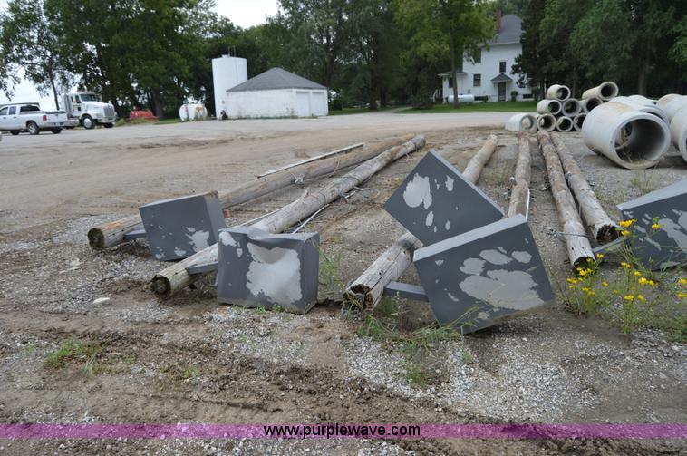 image for item AW9171 (6) telephone poles with lights