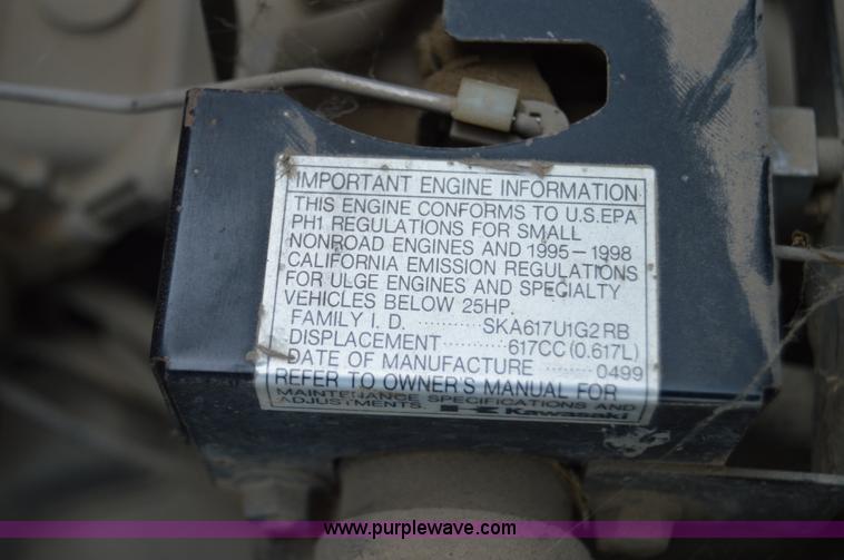 image for item AW9176 2000 Kawasaki Mule 2510 utility vehicle