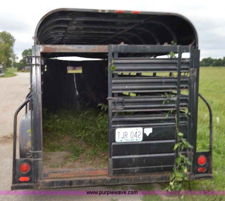 image for item AW9179 1983 W-W All Around Cattle Trailer