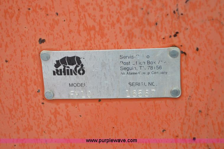 image for item AW9182 Rhino FM10 batwing mower