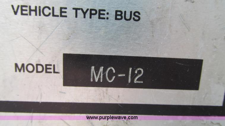 image for item G9102 1996 MCI MC-12 coach bus