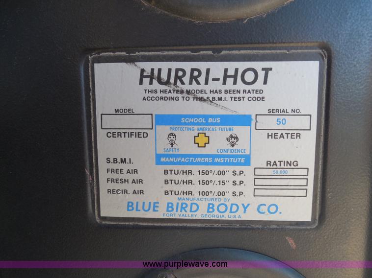 image for item I3317 1998 Ford B800 school bus