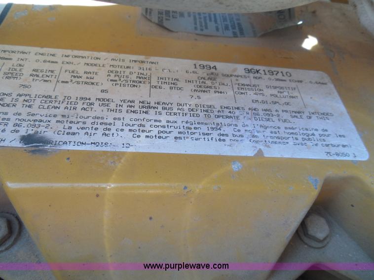 image for item I3318 1995 Chevrolet B7 bus