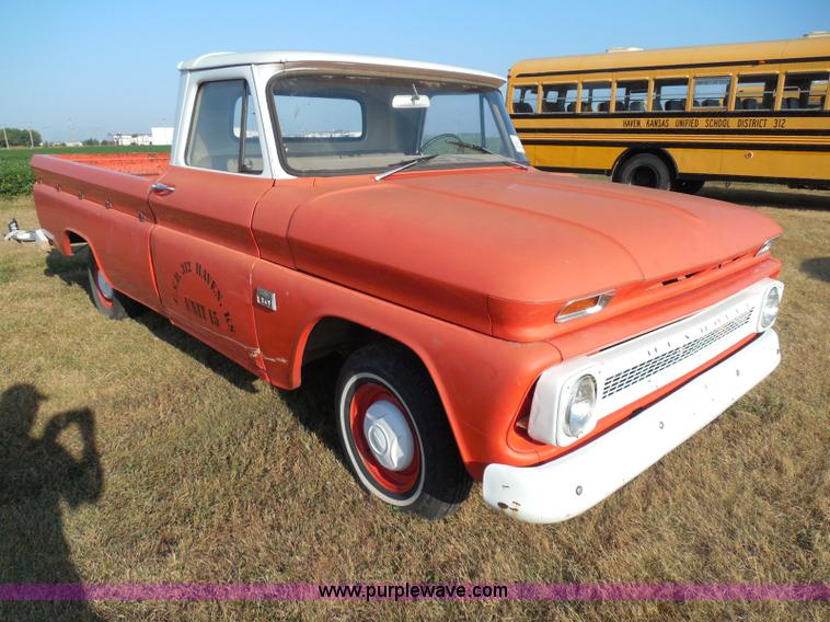 image for item I3320 1966 Chevrolet C10 pickup truck
