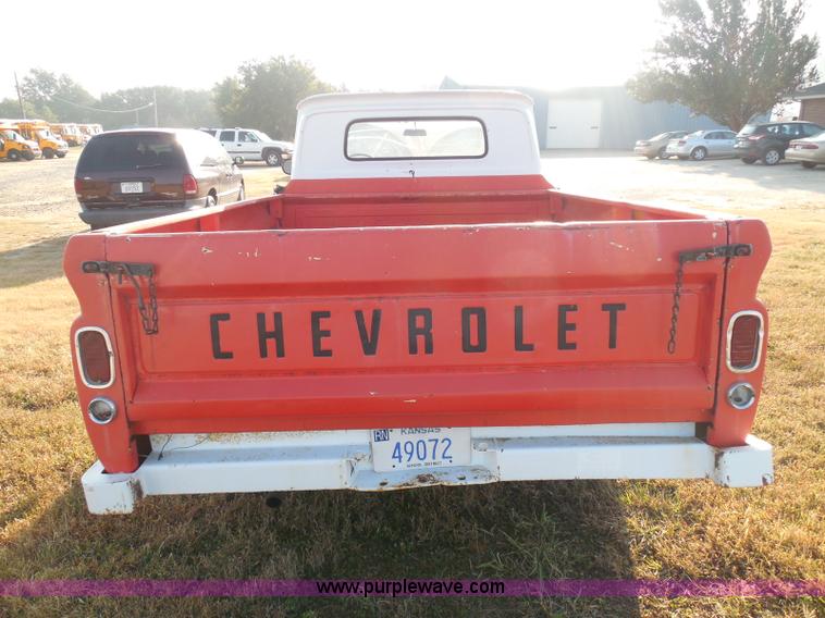 image for item I3320 1966 Chevrolet C10 pickup truck