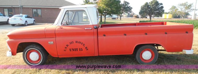 image for item I3320 1966 Chevrolet C10 pickup truck