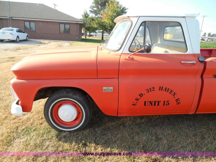 image for item I3320 1966 Chevrolet C10 pickup truck