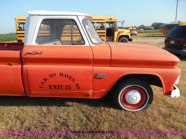 image for item I3320 1966 Chevrolet C10 pickup truck