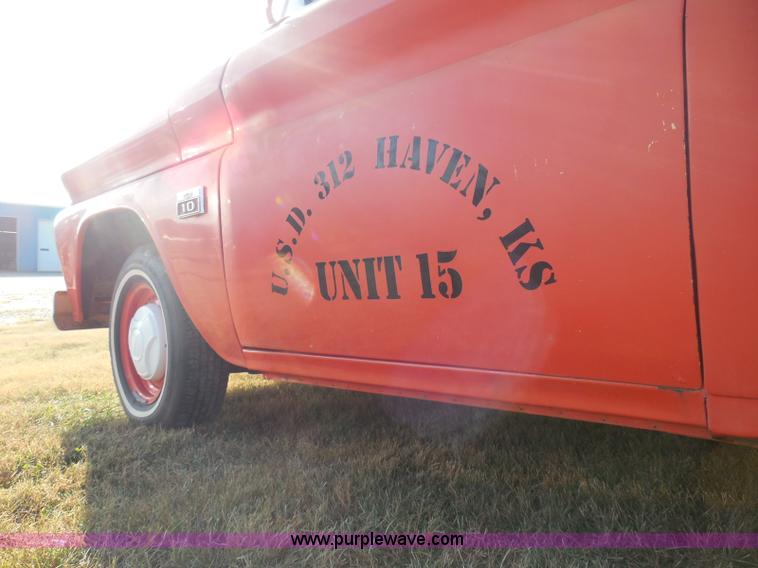 image for item I3320 1966 Chevrolet C10 pickup truck
