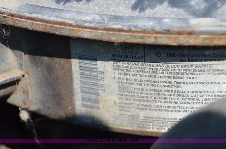 image for item I6480 1991 Chevrolet 3500 utility truck