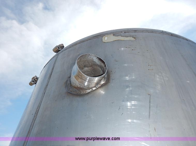 image for item J3016 1980 C.E. Howard Corp stainless steel holding tank