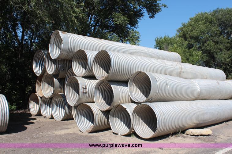 image for item AV9481 Assorted steel culverts and clamp bands