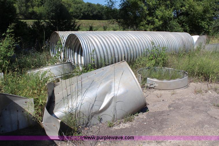 image for item AV9481 Assorted steel culverts and clamp bands