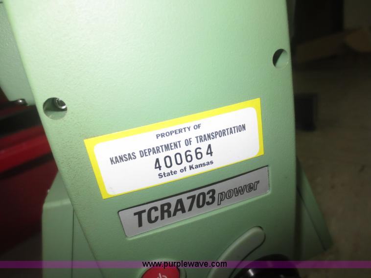 image for item AZ9168 2008 Leica Geosystems TCRA703 Ultra surveying equipment