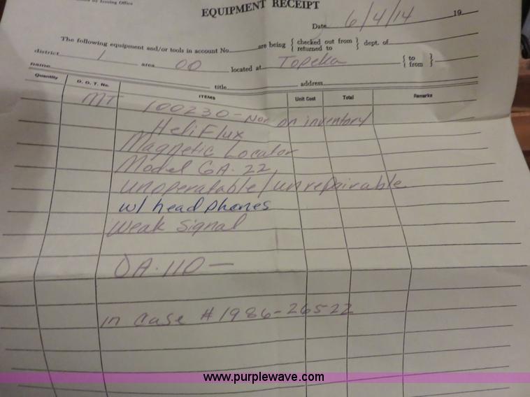 image for item BA9025 Schodstedt-Heliflux GA-22 magnetic locator