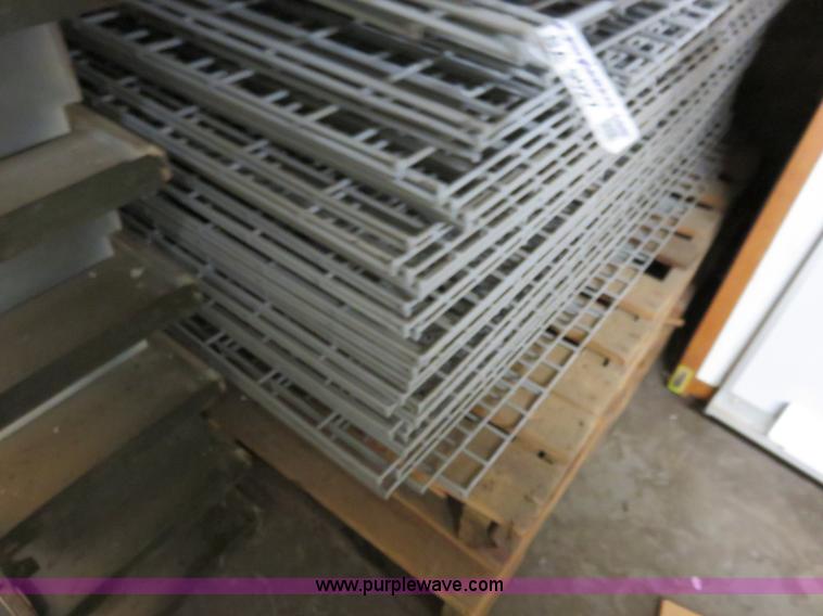 image for item BA9027 Assorted heavy duty wire shelves