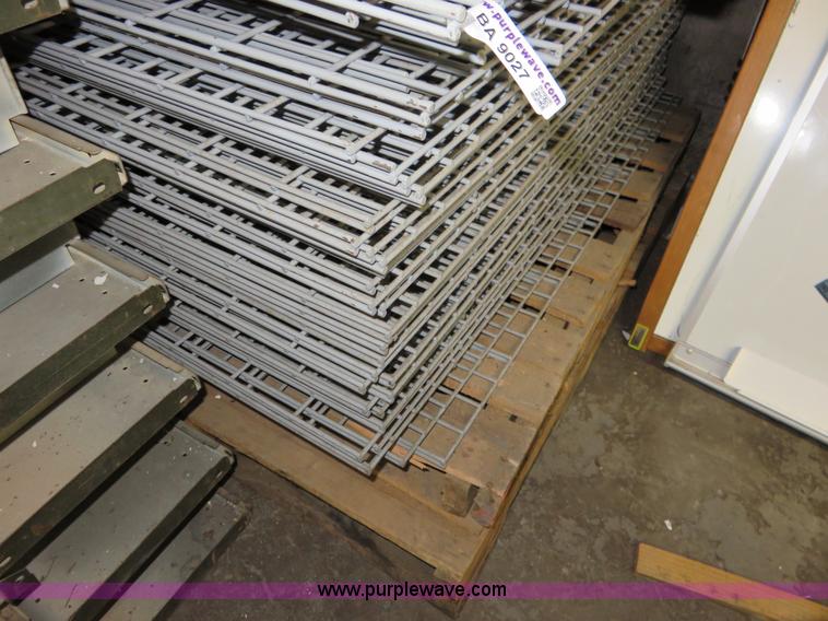 image for item BA9027 Assorted heavy duty wire shelves