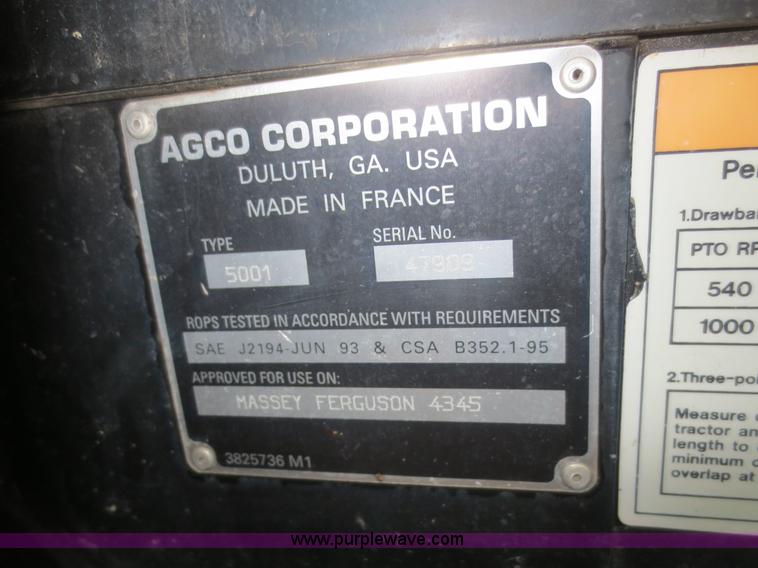 image for item D2164 2003 Massey Ferguson 4345 tractor
