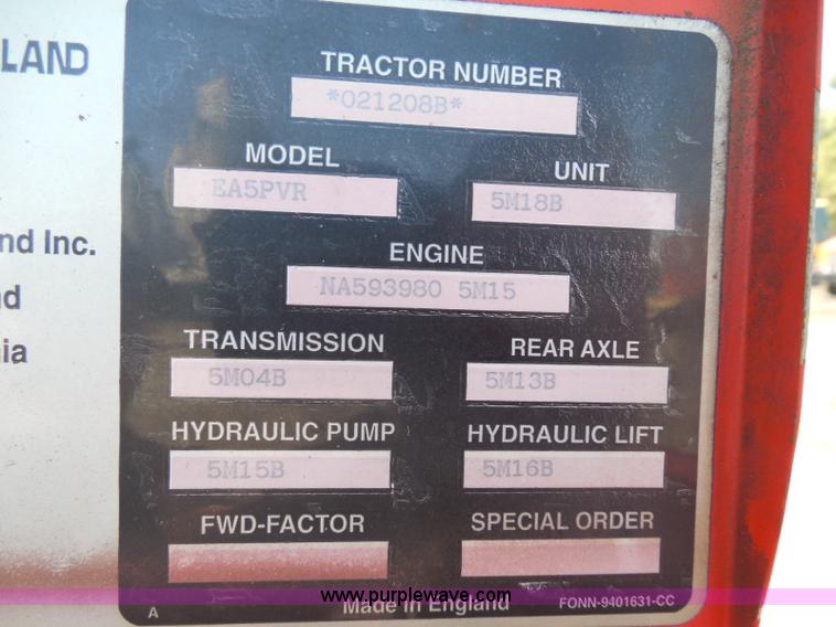 image for item E7948 1995 New Holland 6640 tractor