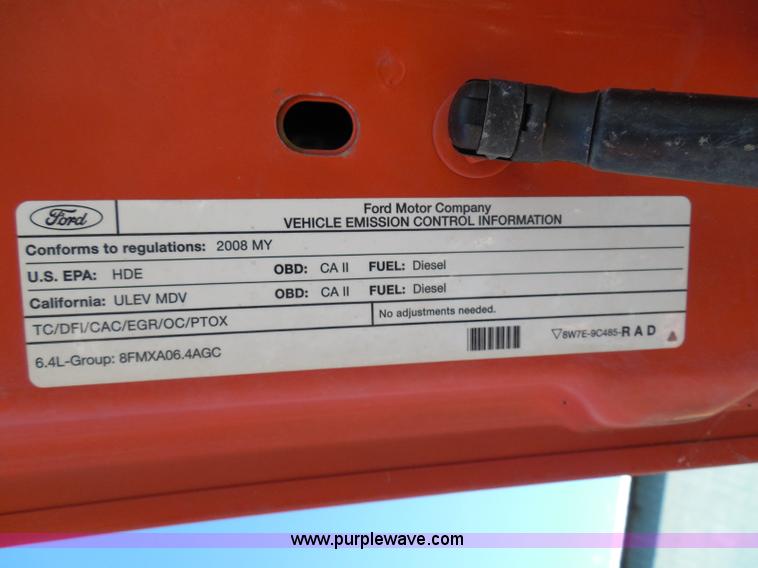 image for item E7955 2008 Ford F250 Super Duty XL pickup truck